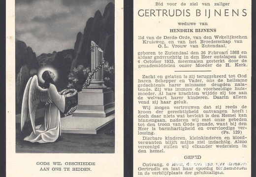 Bijnens Gertrudis °1868 +1935