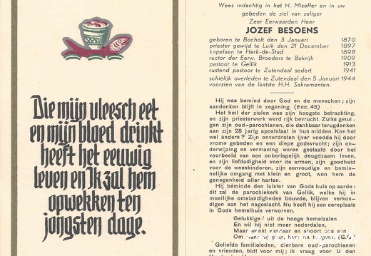 Besoens Jozef °1870 +1944