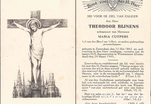 Bijnens Theodoor  °1862 +1940
