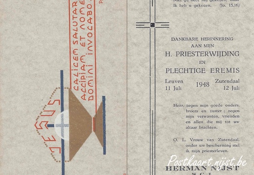 Nijst Herman Priesterwijding 1948